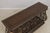 1980s Designer Metal Base Leather Top Console Table For Sale - Image 5 of 18