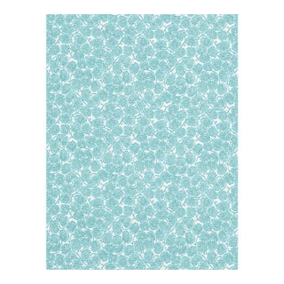 The House of Scalamandré May Fabric, Turquoise For Sale