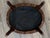 Victorian Vintage Mid 20th Century Louis XV Oval Shaped Wood and Red Velvet Upholstered Footstool For Sale - Image 3 of 11