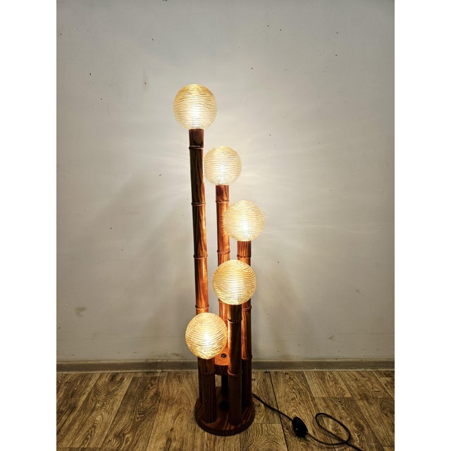 Vintage Floor Lamp in Brass and Metal, 1960s For Sale - Image 16 of 18
