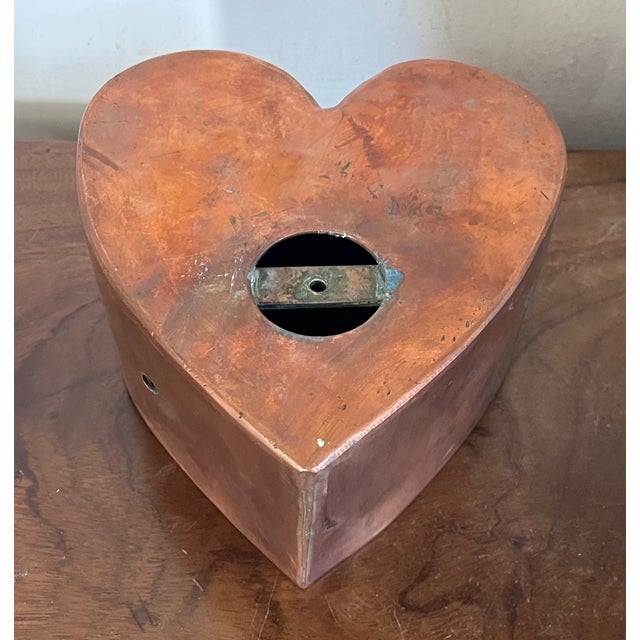 American Folk Art Copper Heart Sculpture For Sale - Image 13 of 13