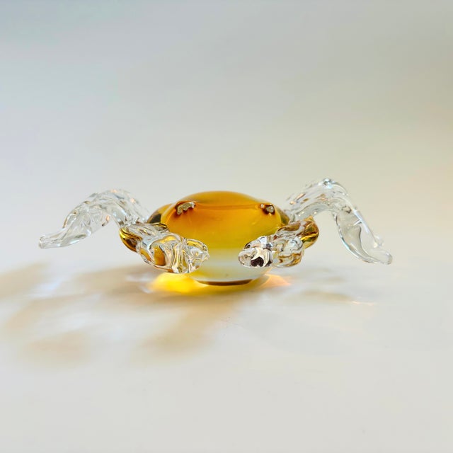 Contemporary Large Art Glass Crab For Sale - Image 3 of 8