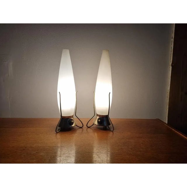Mid-Century Zukov Rocket Table Lamps, 1960s, Set of 2 For Sale - Image 11 of 15