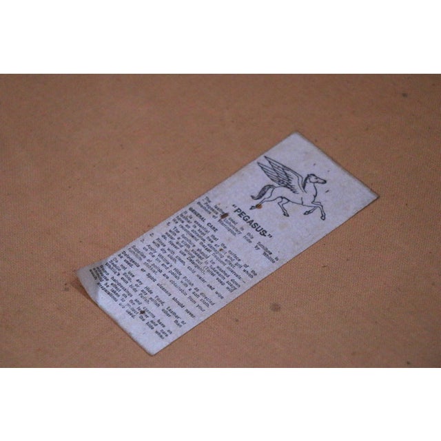 1940s Pegasus Tufted Chesterfield Sofa in Distressed Brown Leather For Sale - Image 18 of 18