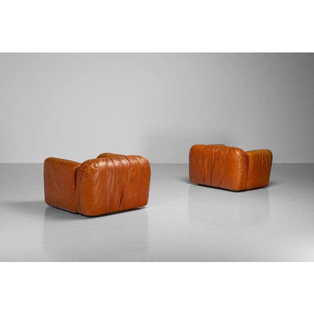 Mario Bellini Nana Lounge Chairs by Guido Rosati for Uvet, Italy, 1970s, Set of 2 For Sale - Image 4 of 18