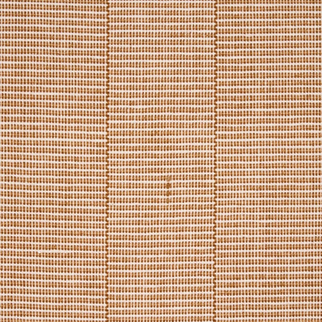 Schumacher Sample - Schumacher Ipala Hand Woven Stripe Fabric in Carmel For Sale - Image 4 of 5