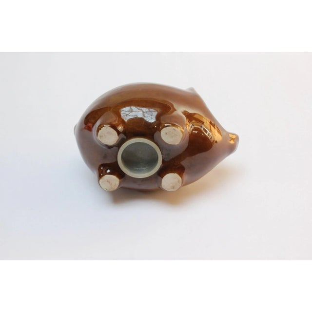 Ceramic Mid-Century Italian Modern Ceramic Piggy Bank by Bertoncello For Sale - Image 7 of 12