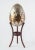 Decorative Sculptural Metal Egg on Tripod Stand For Sale - Image 4 of 4