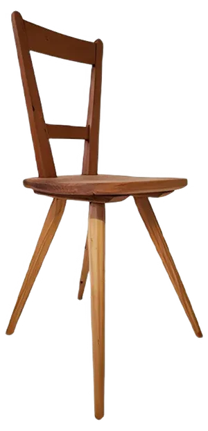 Folk Biedermeier Style Chalet Chair, 1800s