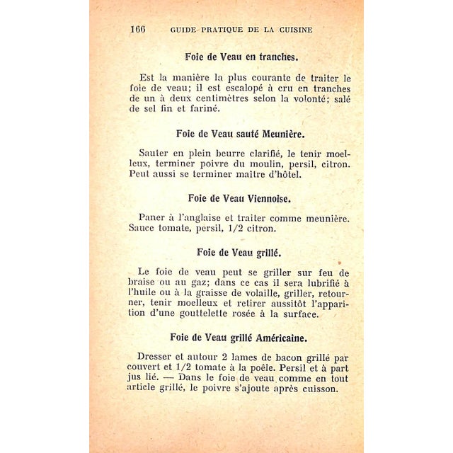 "Guide Pratique De La Cuisine" 1950 Gaudefroy, O. For Sale - Image 4 of 5