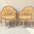 Italian Carved & Cerused Pine French Louis XV Style Barrel Tub Chairs - Pair For Sale - Image 15 of 16