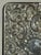 English Antique Edwardian Repousse Sterling Silver Bevelled Edge Mirror. For Sale - Image 3 of 13