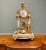 Louis XVI Style, Clock Garniture, Gilt Bronze, Marble, France, 1920s For Sale - Image 4 of 12