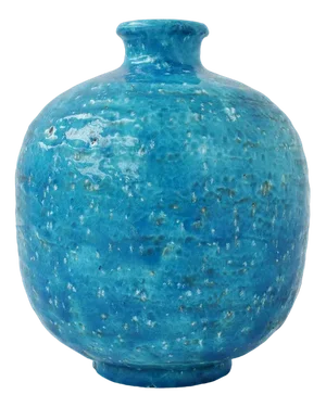 Large Italian Textured Ceramic Vase by Guido Gambone, 1950