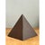 This vintage Sarreid pyramid sculpture distills geometric form down to its purest essence, four flat triangular faces...