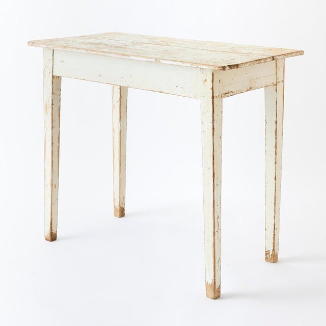 American Antique Painted Side Table For Sale - Image 3 of 8