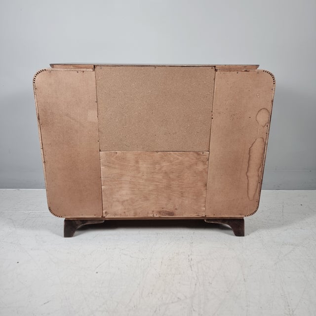 Brown Art Deco Bar Cabinet by Jindrich Halabala for Up Závody, 1940s For Sale - Image 8 of 12