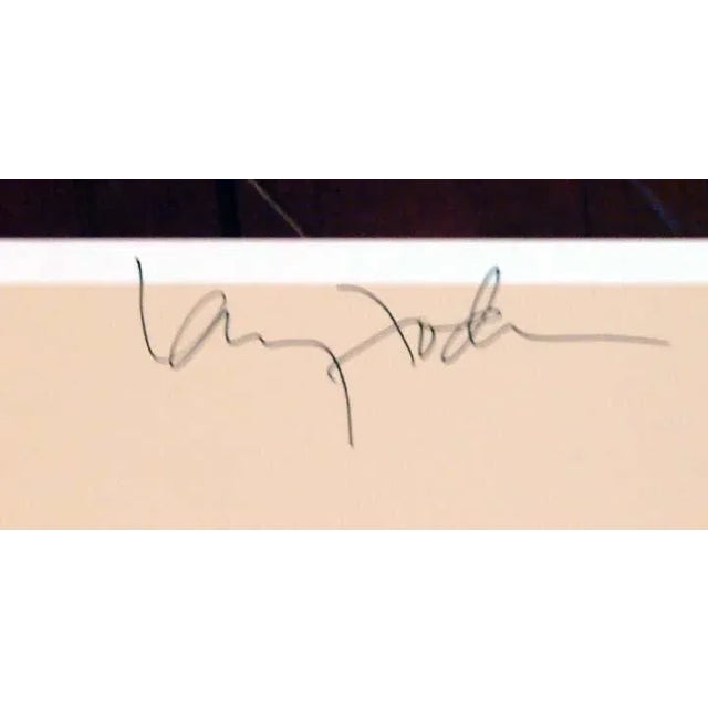 "Dineh #2" Off-Set Lithograph by Larry Fodor Hand Signed by the Artist Image Size: 15" x 23.5" Paper Size: 24" x 29"...