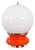 Space Age Italian Murano Glass Table Lamp from AV Mazzega, Italy, 1970s For Sale