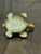 Bejeweled Turtle & Baby Trinket Box Enameled Crystal Goldtone Mother Child VTG For Sale - Image 4 of 10