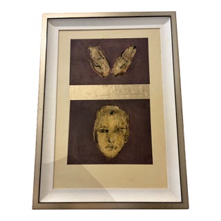 Framed Surrealist Portrait Print - Deeanarska For Sale