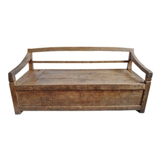 Antique Java Teak Bench For Sale