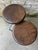 Pair of Early 20th Century Metal Industrial Stools With Wooden Tops For Sale - Image 11 of 12