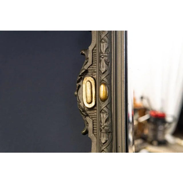 Vintage Decorative Glass Wall Mirror For Sale - Image 4 of 13