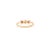 Brilliant Diamond and Ruby Three Stone Ring in 18k Yellow Gold Size 7 ( All Sizes Available ) For Sale In New York - Image 6 of 12