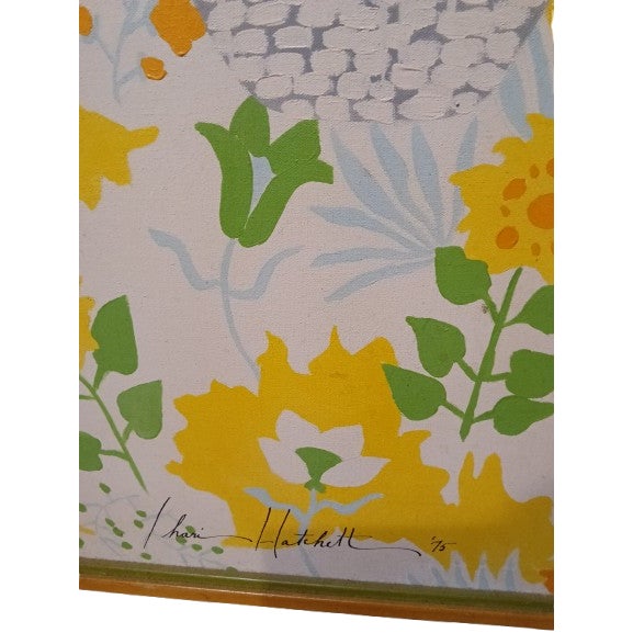 1970s Sherri Hatcher Large Painting For Sale - Image 5 of 5