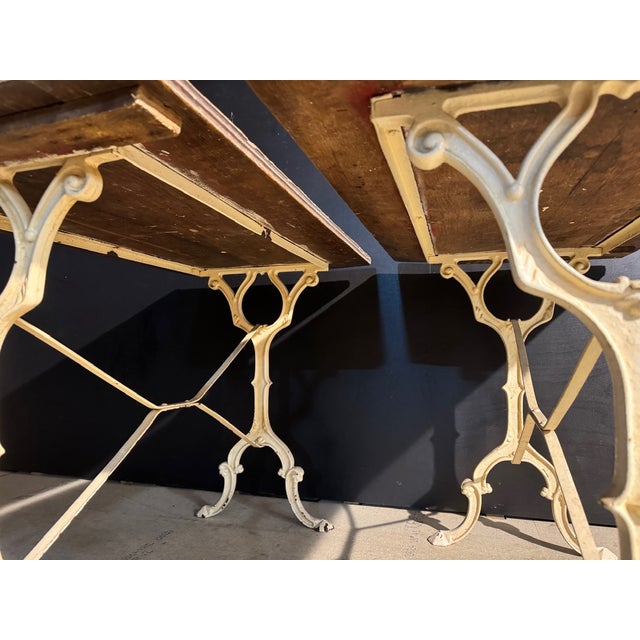 French Bistro Tables, 1890s, Set of 2 For Sale - Image 11 of 13