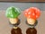 Shabby Chic 1970s Cute Pair of Mushrooms Lamp Finials For Sale - Image 3 of 4