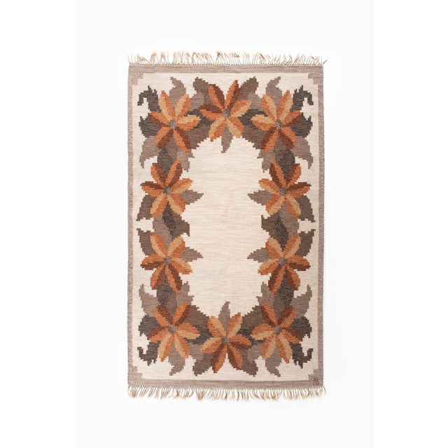 1950s Mid-Century Modern Wool Rug, 1950s For Sale - Image 5 of 5