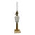 Rare Antique 19th Century Glass Brass Marble Boudoir Whale Oil Table Lamp For Sale