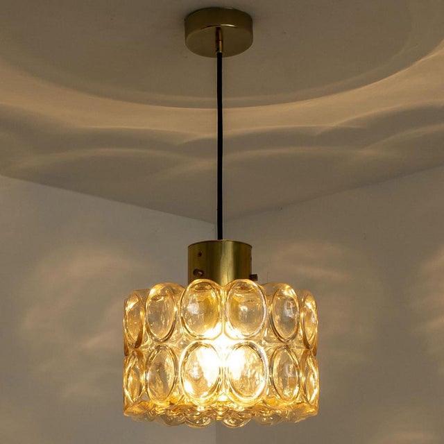 Glass Pendants attributed to Helena Tynell for Glashütte Limburg, 1965, Set of 2 For Sale - Image 9 of 18