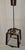 Vintage Handmade Ceiling Lamp with Beechwood Frame and Patterned Glass Panes, 1980s For Sale - Image 4 of 8