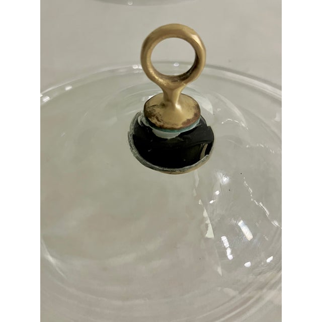 Vintage Chapman & Myers Style Brass and Glass Hurricane Wall Sconces – Pair of Mid-Century Lantern Candle Holders For Sale - Image 17 of 17
