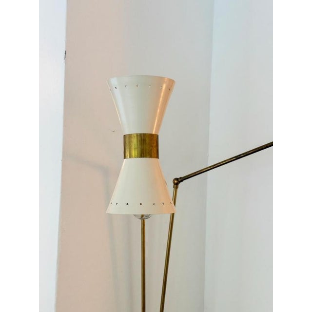Adjustable Double-Arm Wall Lamp – Denmark, 1960s–70s This striking Danish vintage wall lamp from the 1960s–70s combines...