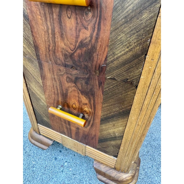 Vintage Art Deco Bedside Tables, a Pair For Sale - Image 9 of 12