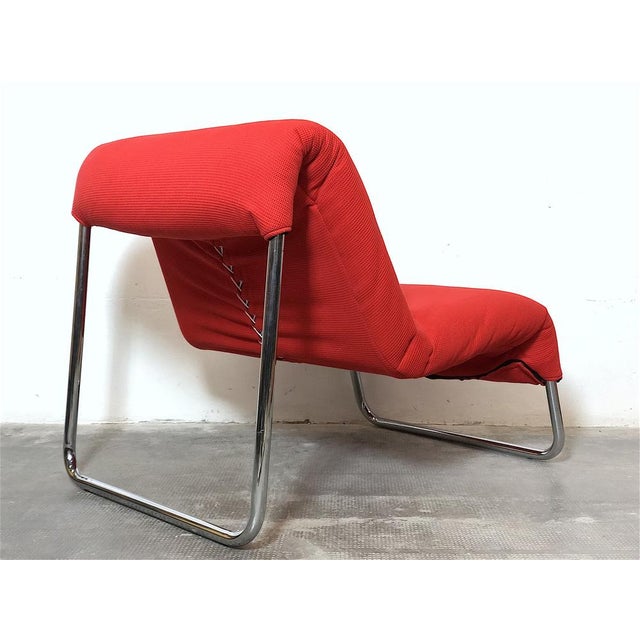 Metal Lounge Chair by Jonathan De Pas & Paolo Lomazzi for Driade, Italy, 1969 For Sale - Image 7 of 15