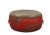 24” Inch Round Antique Chinese Red Drum For Sale In Greensboro - Image 6 of 6