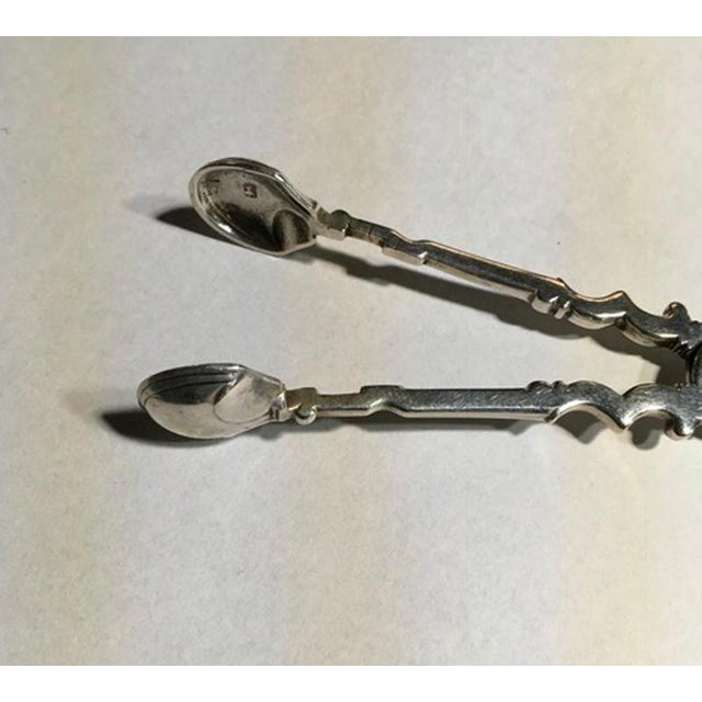 18th Century Regency Sterling Silver Sugar Nips with Frames, London, 1750, Set of 2 For Sale - Image 14 of 18