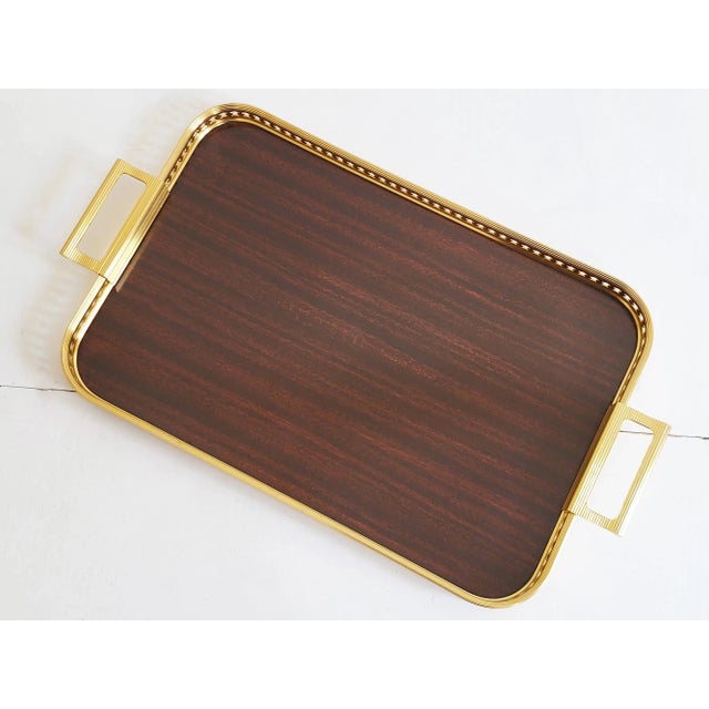 Metal Large Mid-Century Serving Tray, 1960s For Sale - Image 7 of 7