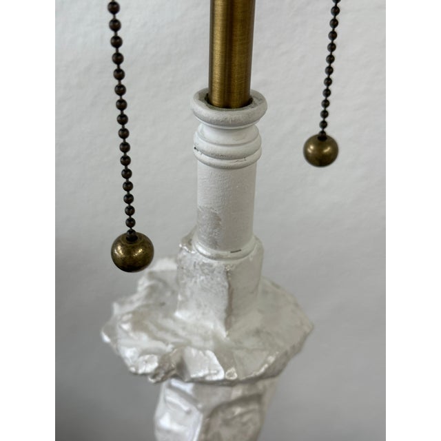Early 20th Century Giacometti Syrie Maugham Style “Tete de Femme” Plaster Lamps - a Pair For Sale - Image 14 of 18