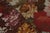 Antique Flat Weave in Brown, Creamy Multicolor Floral Patterns For Sale In New York - Image 6 of 6