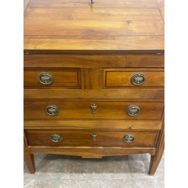 Louis XVI Chest of Drawers in Walnut For Sale - Image 9 of 10