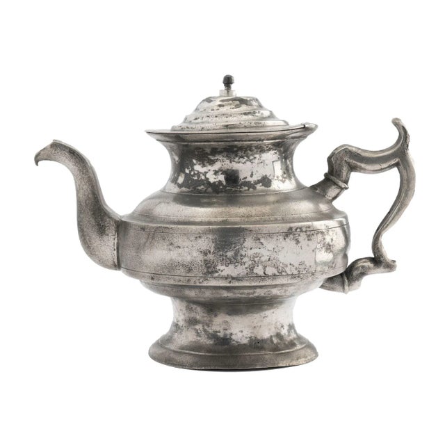 American Pewter Tea Pot, 1820 For Sale - Image 13 of 13