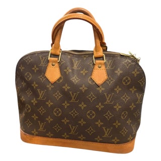 1996 Louis Vuitton Monogram Coated Canvas Alma Hand-Bag For Sale