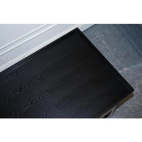 Art Deco Black Top and Stainless Steel Coffee Table from Casa Padrino For Sale - Image 12 of 15