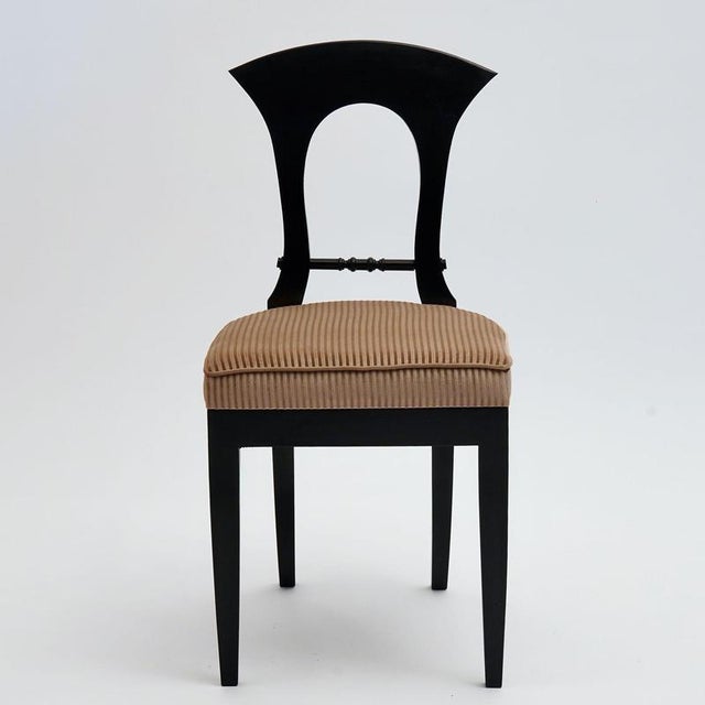 Biedermeier Ebonized Dining Chairs, Set of 8 For Sale - Image 14 of 18